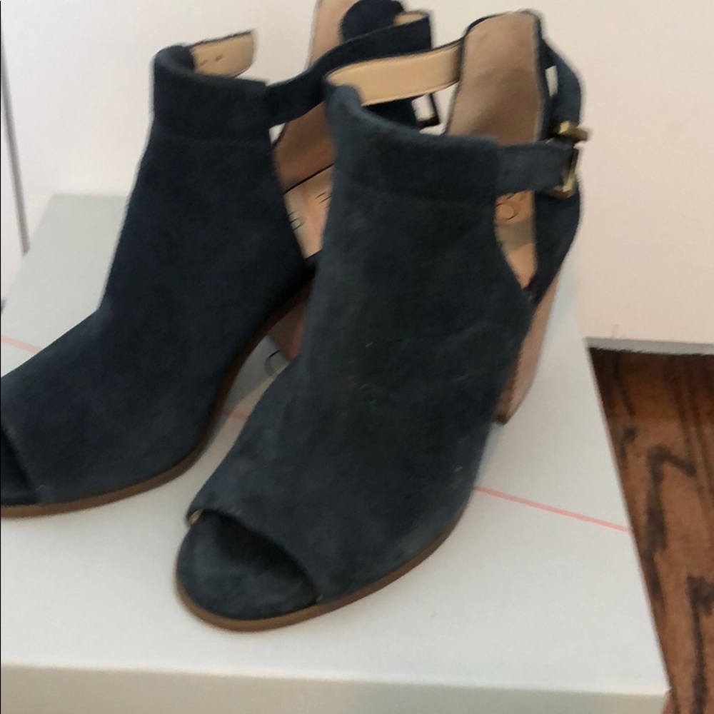 Ferris Booties in Ink Suede - Picture 2 of 4